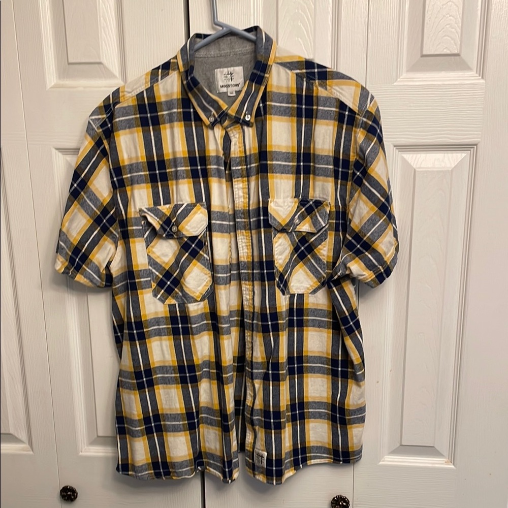 Plaid Short Sleeve Flannel